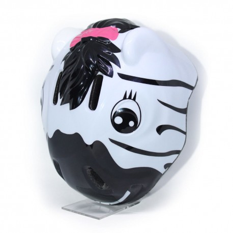 Casco Infantil Iron Roller Cebra Chico - Envío Gratuito