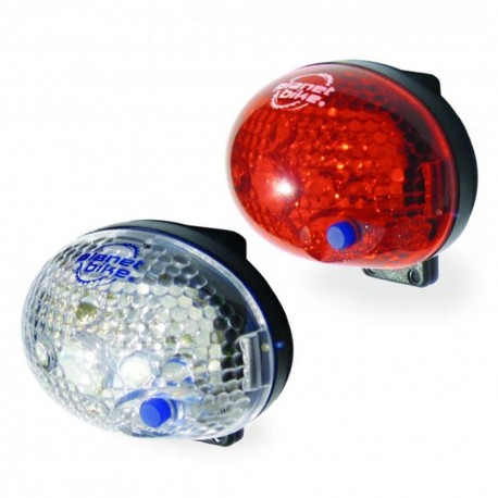 Combo Lámparas para Bicicleta Planet Bike Blinky Safety Rojo y Blanco 2 pzs - Envío Gratuito