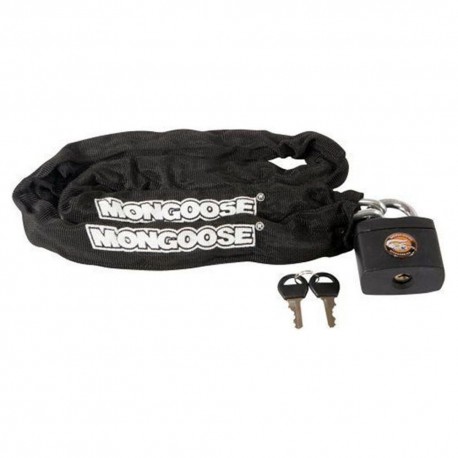 Mongoose Candado de Cadena para Bicicleta - Envío Gratuito