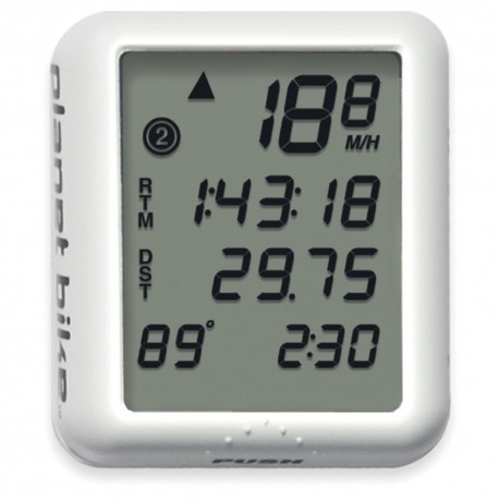 Ciclocomputadora Planet Bike Q811 9F Blanco - Envío Gratuito