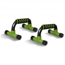 Barras Fijas Para Ejercicio Bodyfit Negro Verde - Envío Gratuito