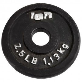 Disco De Pesa 2.5 Lb Negro - Envío Gratuito
