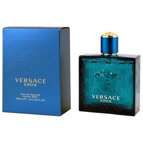 Fragancia para Caballero Versace Eros Eau de Toilette 100 ml - Envío Gratuito