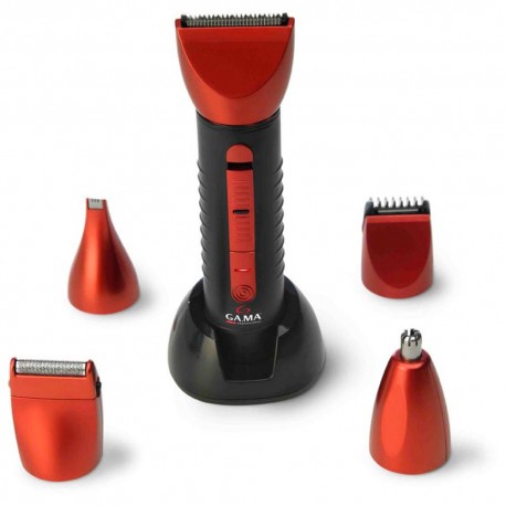 Gama Set de Cortadora de Cabello 5 en 1   Roja - Envío Gratuito