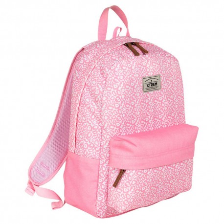 Samsonite Mochila Bondy 633 Leopardo Rosa - Envío Gratuito
