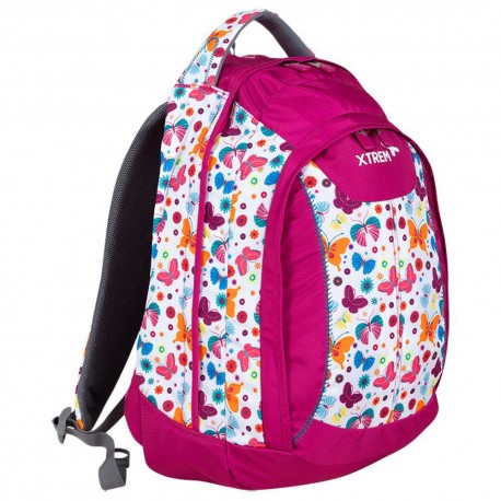 Samsonite Mochila Muvit 655 Mariposas Rosa - Envío Gratuito