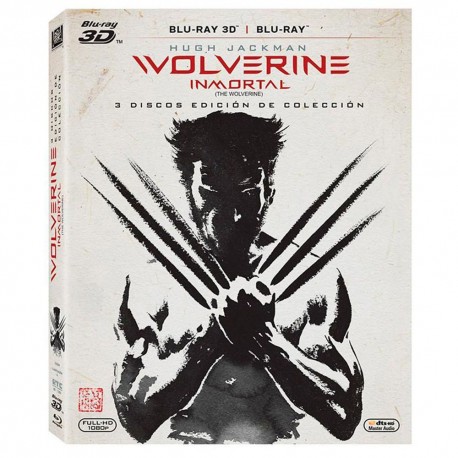 BLURAY 3D WOLVERINE INMORTAL - Envío Gratuito