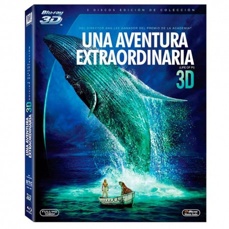 BLURAY 3D UNA AVENTURA EXTRAORDINARIA - Envío Gratuito