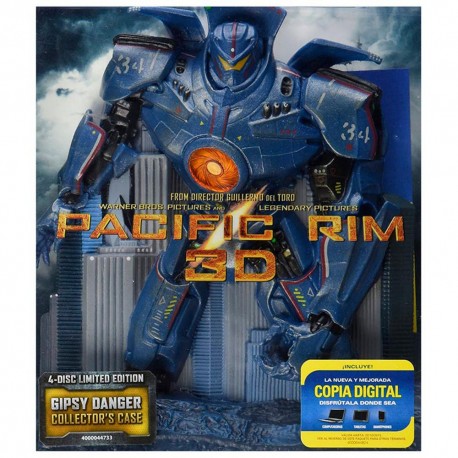 BLURAY 3D TITANES DEL PACIFICO JAEGER CASE - Envío Gratuito
