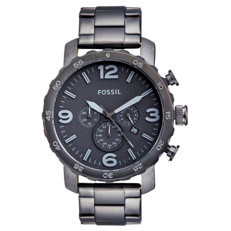 Reloj Fossil Nate JR1401 Caballero Negro