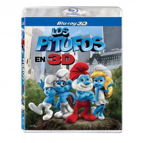 BLURAY 3D Los Pitufos - Envío Gratuito