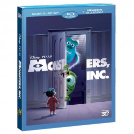 BLURAY 3D Disney Monsters Inc - Envío Gratuito