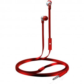 Audífonos Internos Con Micrófono Coby Rojo CVE 110RD - Envío Gratuito