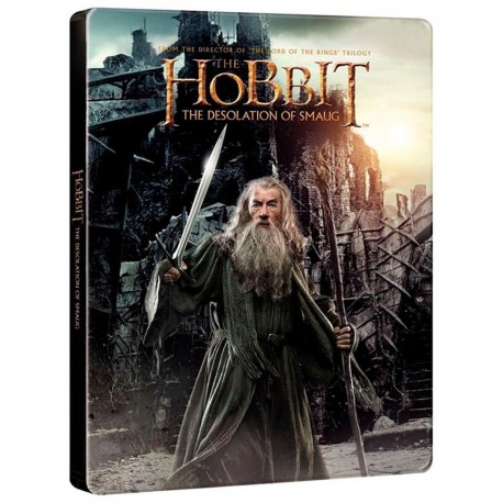 BLURAY EL HOBBIT LA DESOLACION DE SMAUG STEELBOK - Envío Gratuito