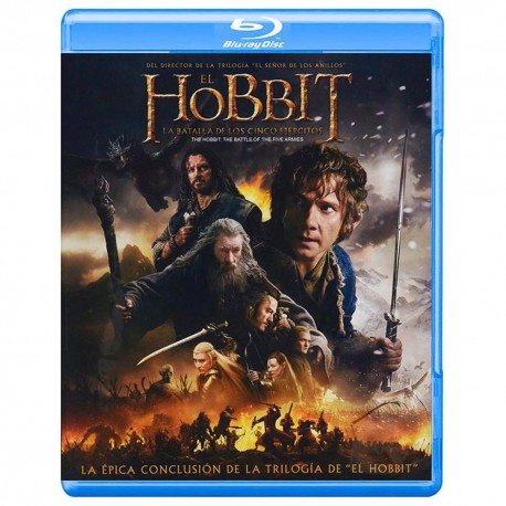 BLURAY EL HOBBIT LA BATALLA DE LOS CINCO EJERCITOS - Envío Gratuito