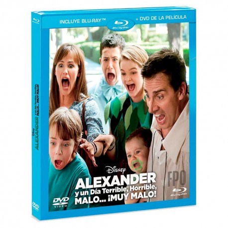BLURAY Alexander y Un Dia Terrible Horrible Malo Muy Malo - Envío Gratuito