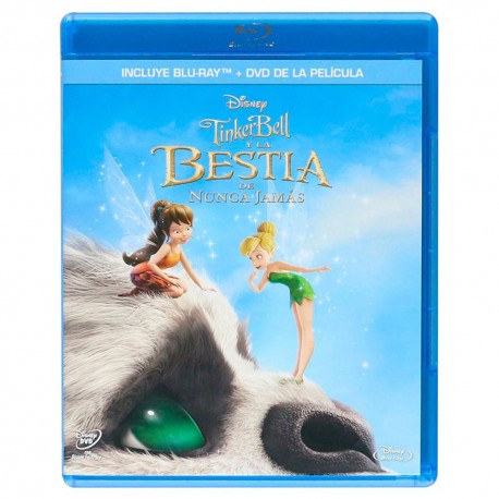 BLURAY TINKER BELL Y LA BESTIA DE NUNCA JAMÁS - Envío Gratuito
