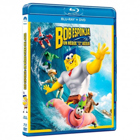 BLURAY BOB ESPONJA UN HEROE FUERA DEL AGUA - Envío Gratuito