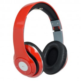 Audífonos de Diadema con Bluetooth Kingsley Rojos - Envío Gratuito