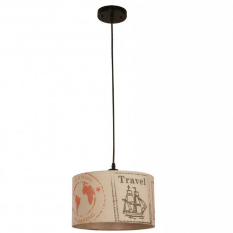 Lámpara de Techo Designer Mapa 60W - Envío Gratuito