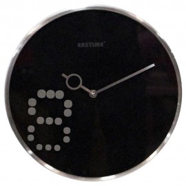 Reloj de Pared Siglo XXI Negro - Envío Gratuito