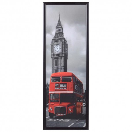 Cuadro Decorativo Bus Rojo - Envío Gratuito