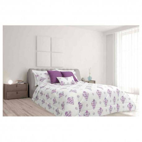 Spring Air Set de Cama Medallón Matrimonial Queen Size Lila - Envío Gratuito