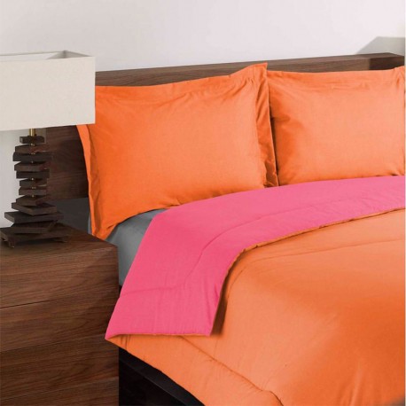 Spring Air Edredón Matrimonial y Queen Size Rosa Naranja - Envío Gratuito