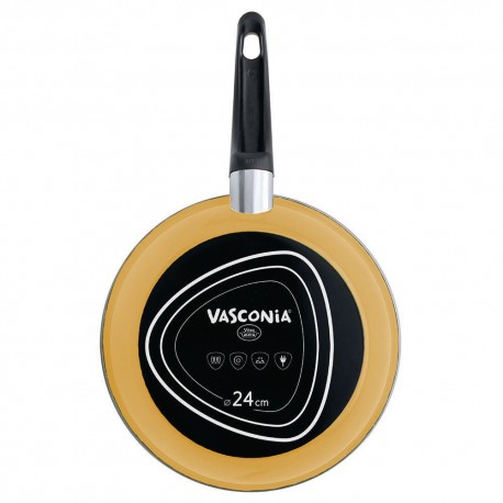 Sartén Elemental Vasconia 24 cm Amarillo - Envío Gratuito