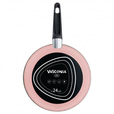 Sartén Elemental Vasconia 24 cm Rosa - Envío Gratuito