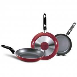 Vasconia Pack de 3 Sartenes Rojo - Envío Gratuito