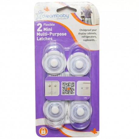 Seguro Mini Flexible de Usos Múltiples Dreambaby 2 Piezas - Envío Gratuito