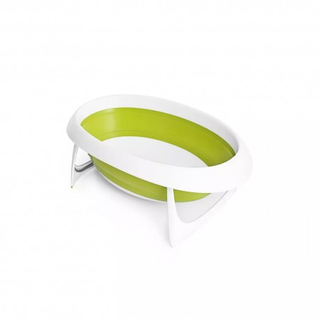 Bañera Colapsable de 2 Posiciones Verde Blanco - Envío Gratuito