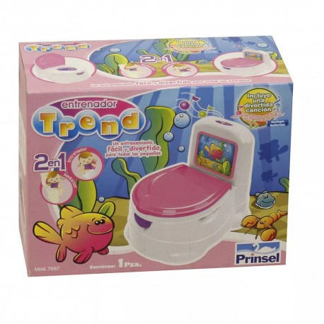 Baño Entrenador Prinsel Trend Rosa - Envío Gratuito