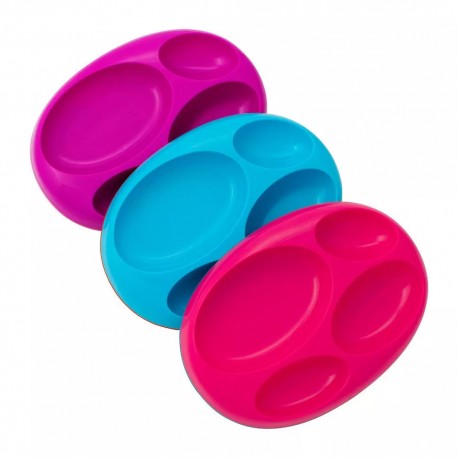 Set de Platos Boon Rosa Azul Morado - Envío Gratuito