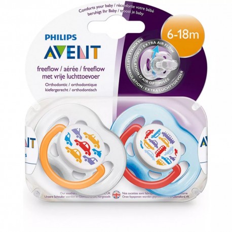 Chupón Freeflow Avent 6 18m SCF180 24 - Envío Gratuito