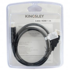 Cable HDMI Kingsley 1 m Negro - Envío Gratuito