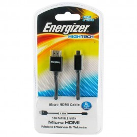 Energizer Cable Micro HDMI Negro - Envío Gratuito