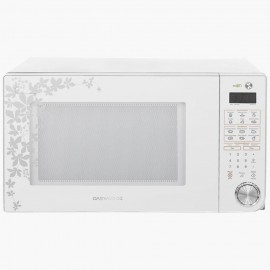 Daewoo Microondas Acero Esmaltado 1.4 pies - Blanco - Envío Gratuito