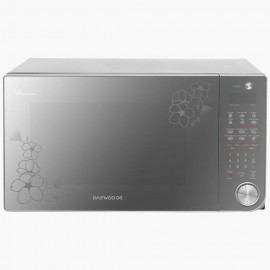 Daewoo Microondas Acero Esmaltado 1.4 pies - Acabado en espejo - Envío Gratuito