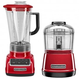 Kitchen Aid Combo: Licuadora 5V + Chopper 2V – Plata - Envío Gratuito