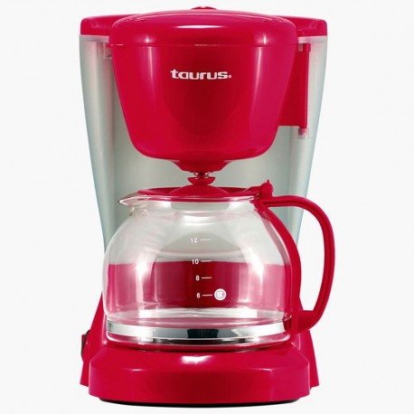 Taurus Cafetera 12 tazas Rojo - Envío Gratuito