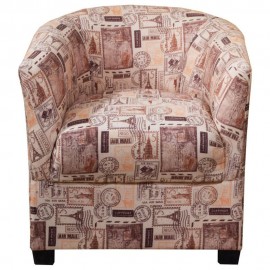Sillón Andrea  Beige Café - Envío Gratuito