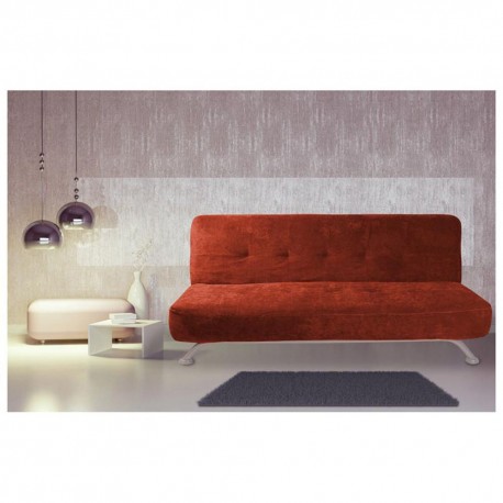 Sofá Cama Matrimonial Juventus Anaranjado - Envío Gratuito