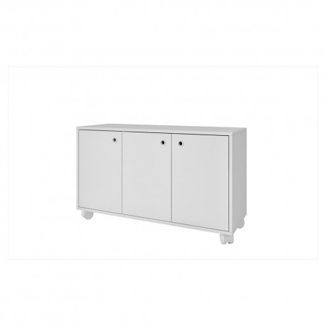Organizador Multiusos BRV Móveis 3 Puertas Blanco - Envío Gratuito