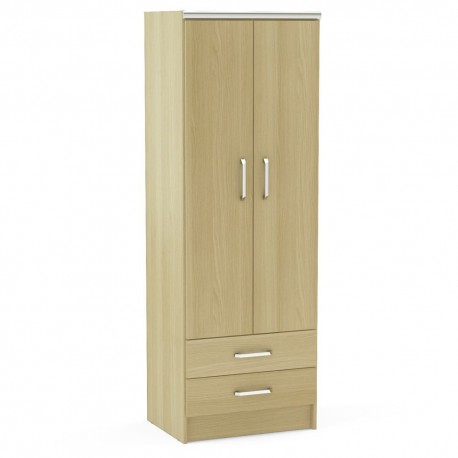 Ropero Politorno 2 Puertas y 2 Cajones Arena - Envío Gratuito
