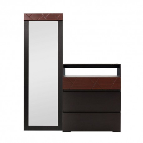 Cajonera con Espejo Cadiz 3 Cajones Chocolate - Envío Gratuito