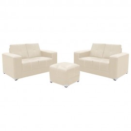 Sala Toscana 3 Piezas  Beige - Envío Gratuito