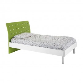 Cama Individual Sylku Blanco con Verde - Envío Gratuito