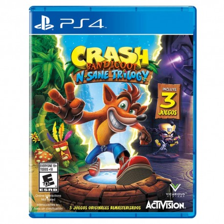 Crash Bandicoot N Sane Trilogy PS4 - Envío Gratuito